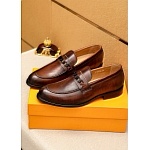 Louis Vuitton Leather Derby Shoes For Men # 288643