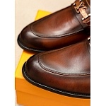 Louis Vuitton Leather Derby Shoes For Men # 288645, cheap For Men