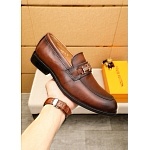 Louis Vuitton Leather Derby Shoes For Men # 288645, cheap For Men