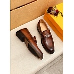 Louis Vuitton Leather Derby Shoes For Men # 288645, cheap For Men