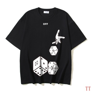 $25.00,Off White Short Sleeve T Shirt For Men  # 289046