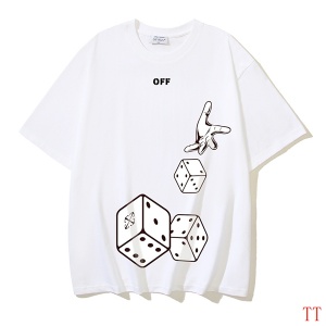 $25.00,Off White Short Sleeve T Shirt For Men  # 289047