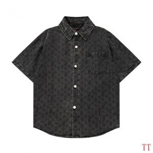 $45.00,Louis Vuitton Short Sleeve Shirts For Men # 289391