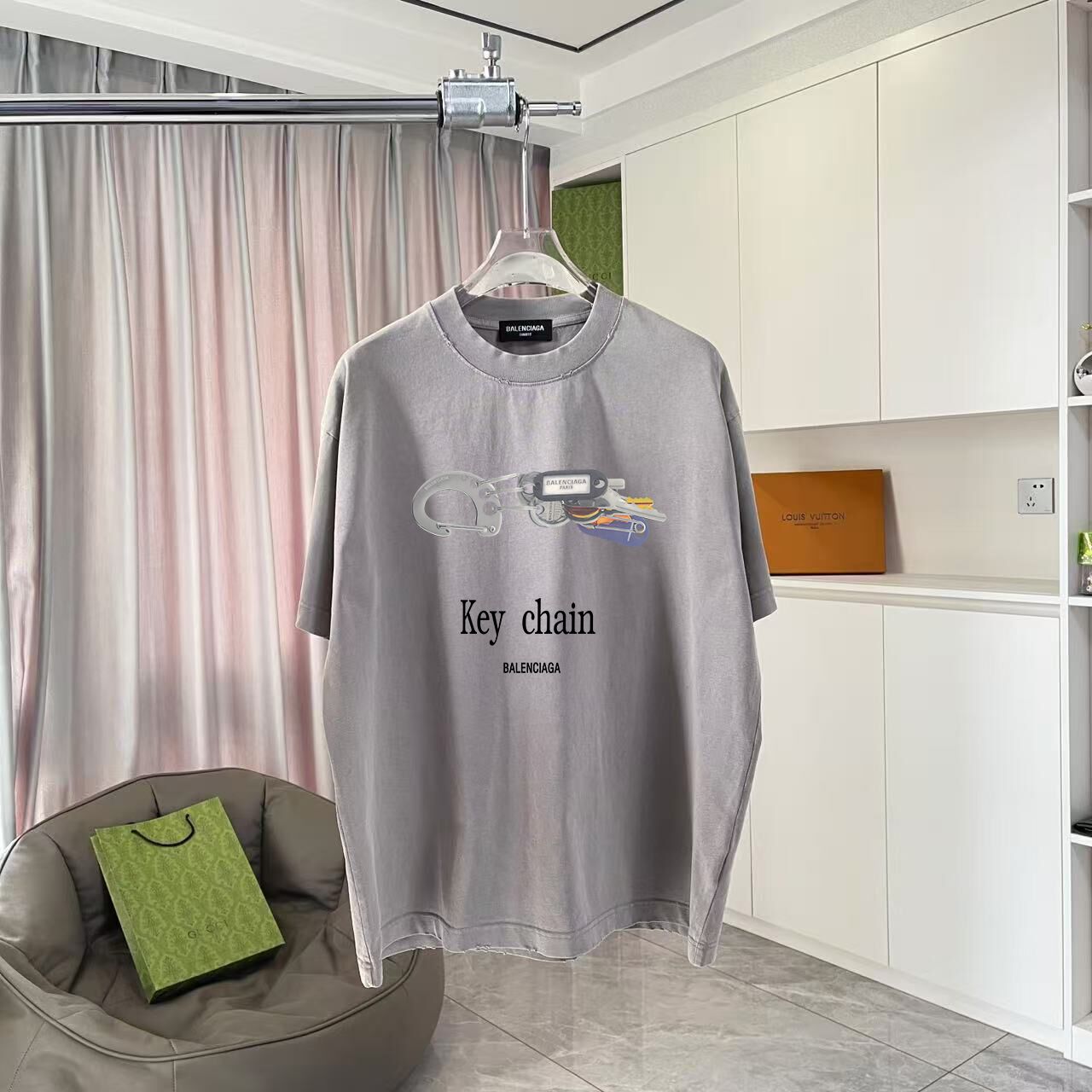 Balenciaga Short Sleeve Shirts For Men # 289423