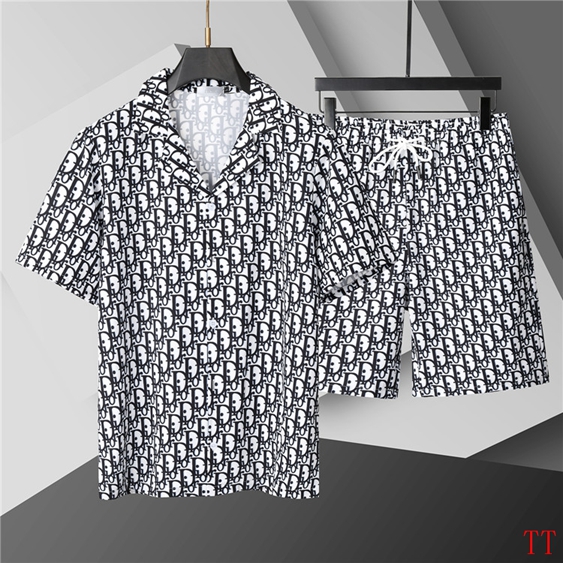 Dior Short Shirt Set For Men # 289541