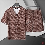 Fendi Short Shirt Set For Men # 289542, cheap Fendi Shirt Short