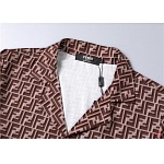 Fendi Short Shirt Set For Men # 289542, cheap Fendi Shirt Short