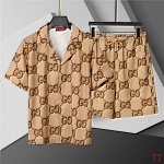 Gucci Short Shirt Set For Men # 289543, cheap Gucci Shirt Short