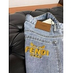 Fendi Denim Shorts For Men # 289586, cheap Fendi Shorts