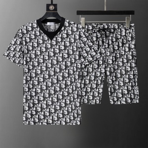 $65.00,Dior Shirt&Short Set For Men # 290239