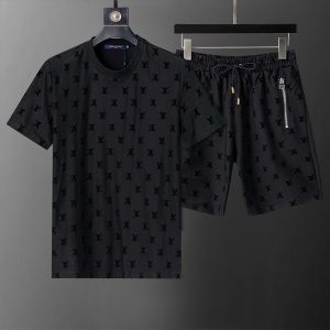 $65.00,Louis Vuitton Shirt&Short Set For Men # 290261