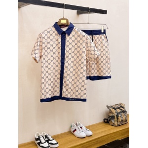 $69.00,Gucci Shirt&Short Set For Men # 290270