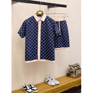 $69.00,Gucci Shirt&Short Set For Men # 290271