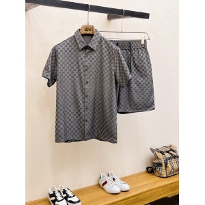 $69.00,Gucci Shirt&Short Set For Men # 290273