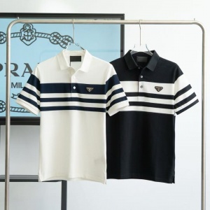 $34.00,Prada Short Sleeve Polo Shirts For Men # 290982