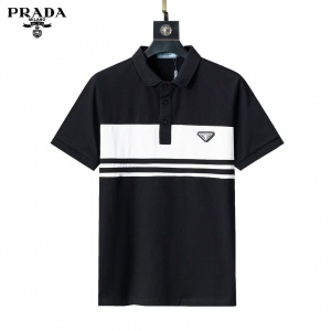 $34.00,Prada Short Sleeve Polo Shirts For Men # 291172