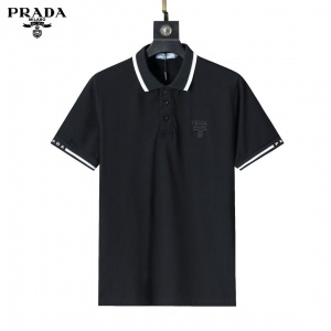 $34.00,Prada Short Sleeve Polo Shirts For Men # 291176