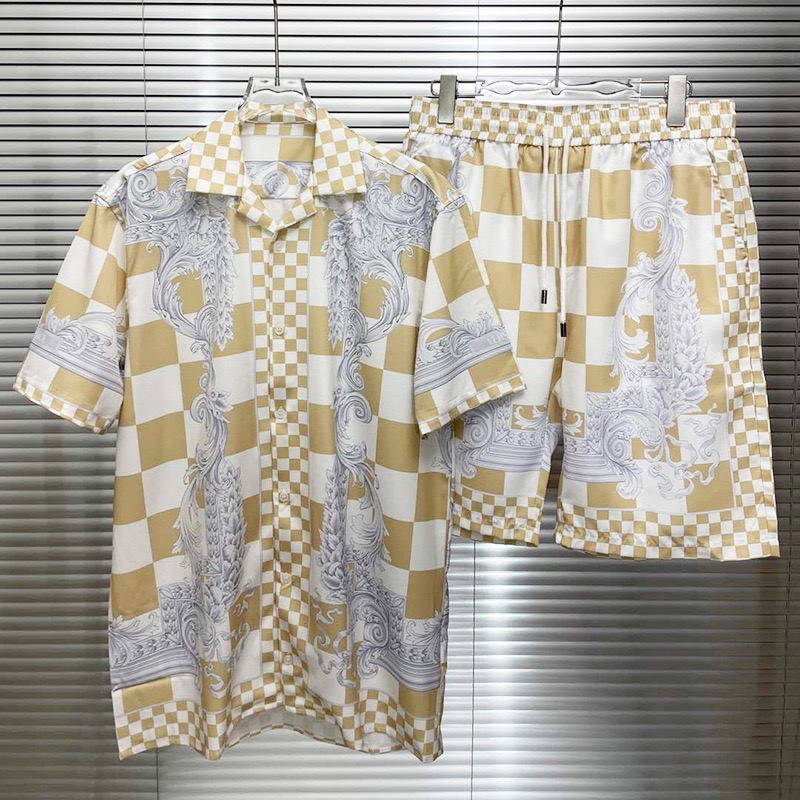 Gucci Shirt&Short Set For Men # 290226