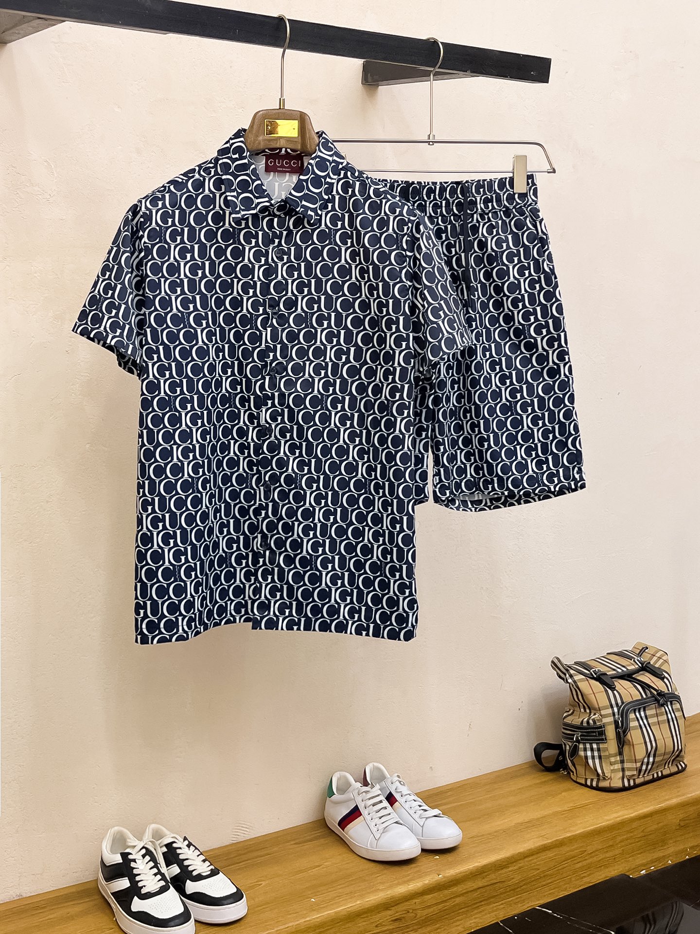 Gucci Shirt&Short Set For Men # 290276