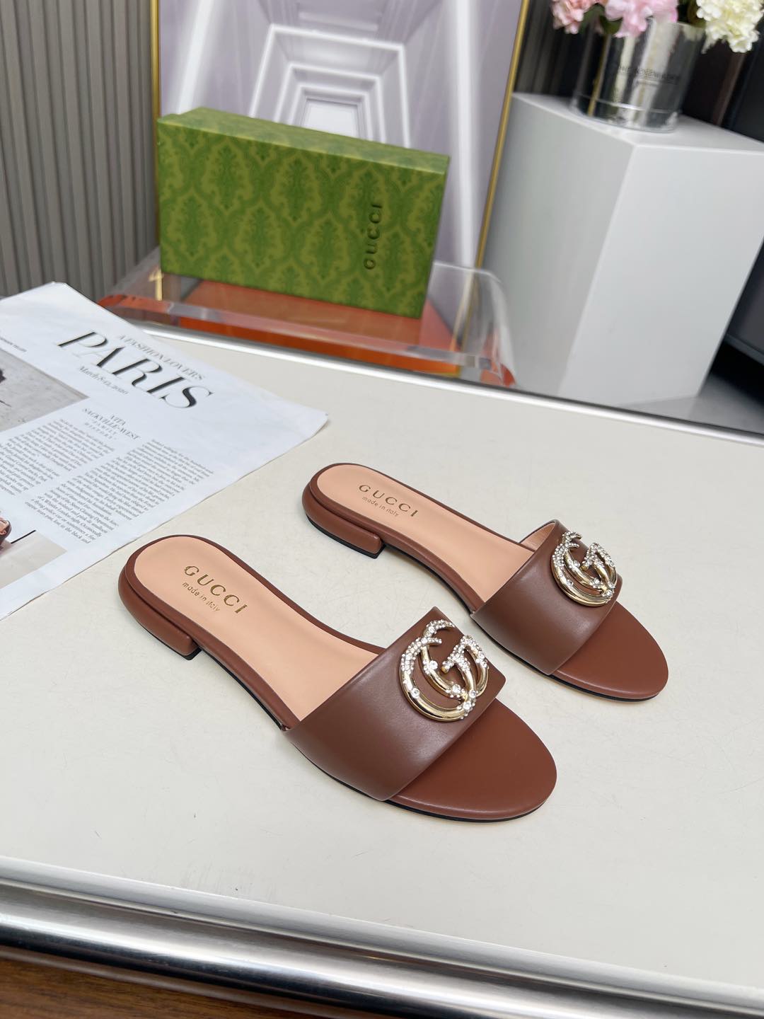 Gucci Slippers For Women # 290421
