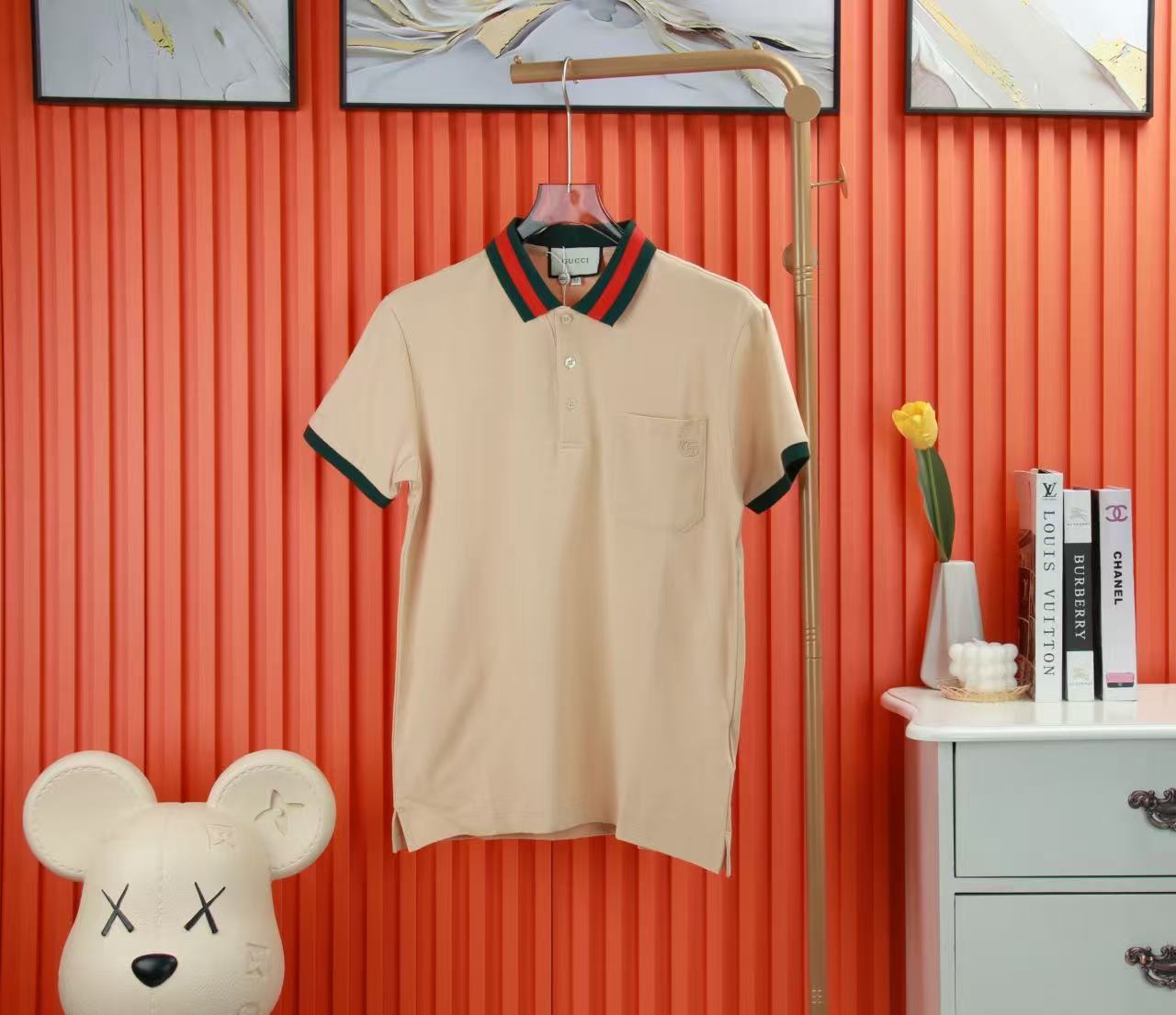 Gucci Short Sleeve Polo Shirts For Men # 290929