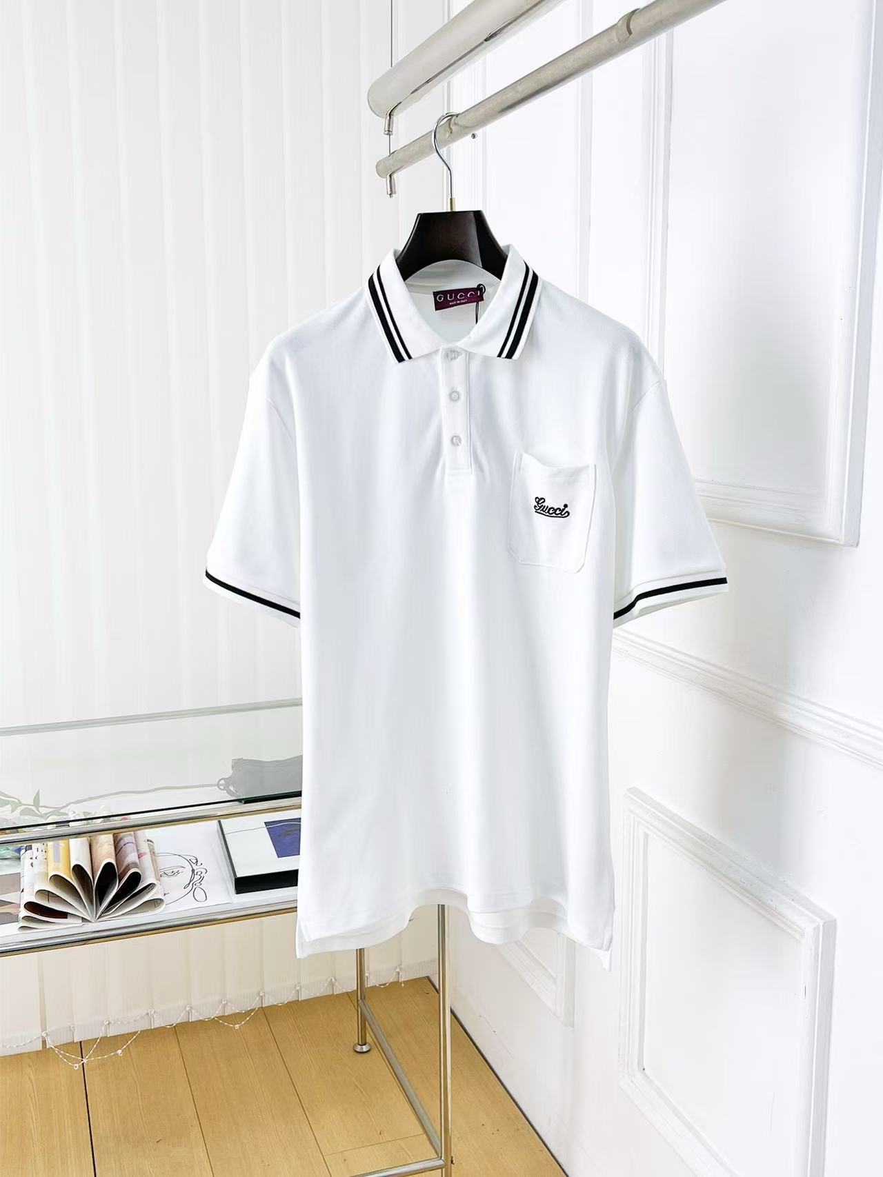Gucci Short Sleeve Polo Shirts For Men # 290964