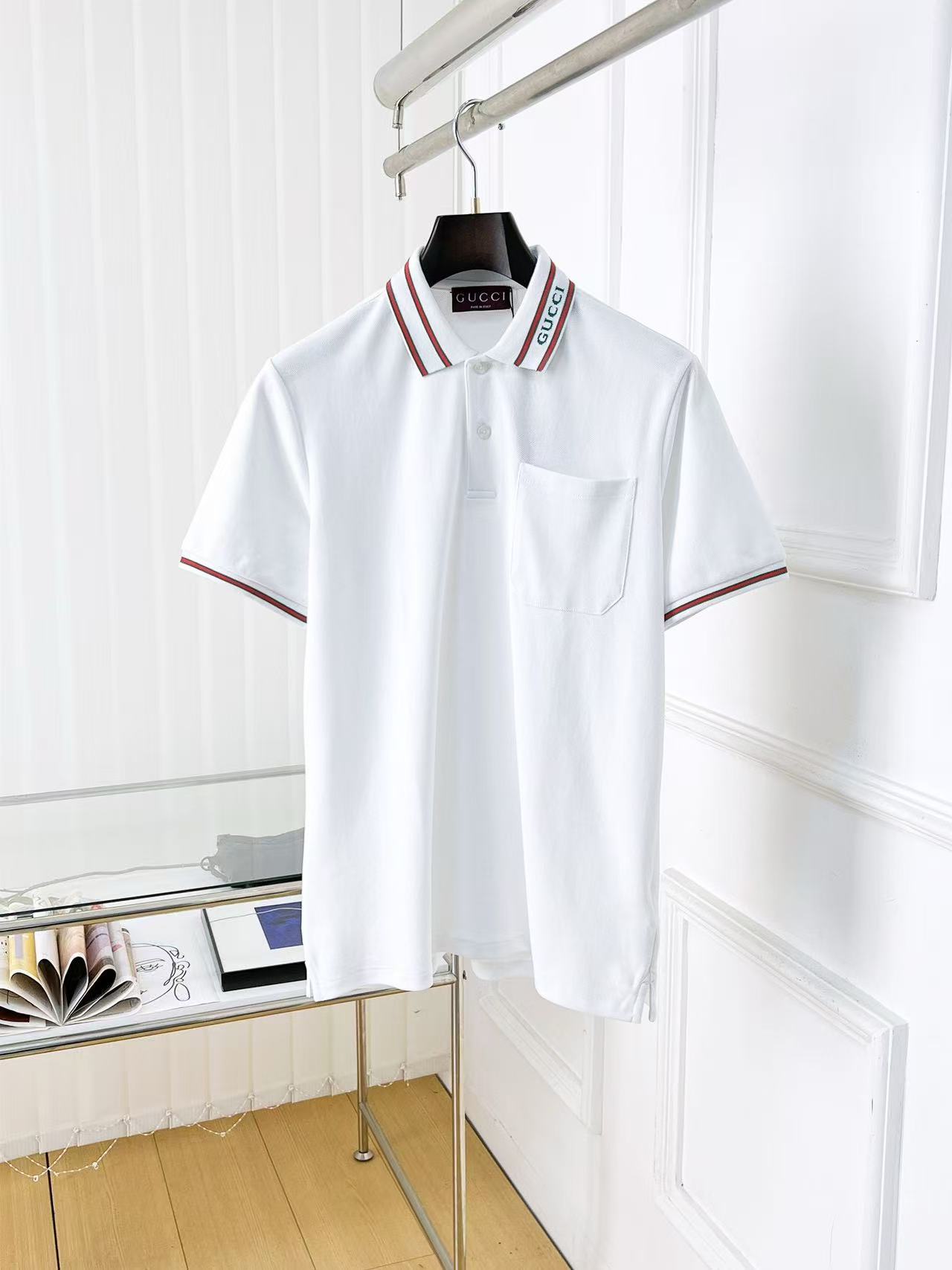 Gucci Short Sleeve Polo Shirts For Men # 290966