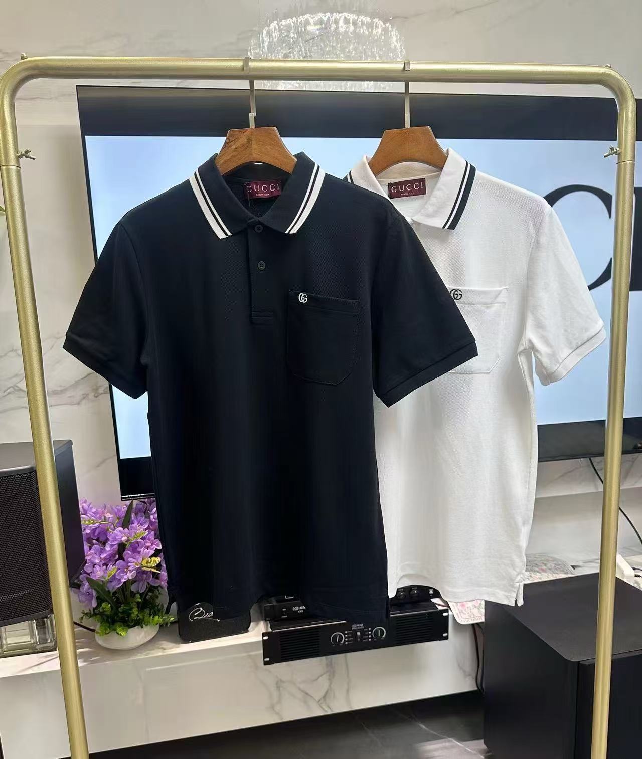 Gucci Short Sleeve Polo Shirts For Men # 290968