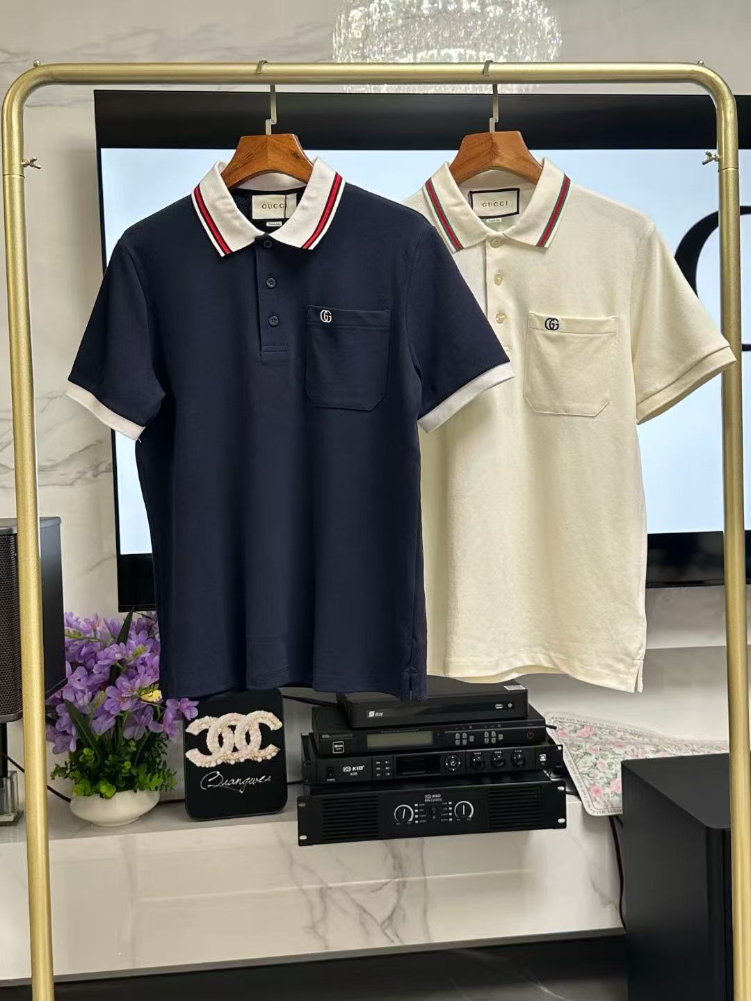 Gucci Short Sleeve Polo Shirts For Men # 290970