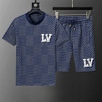 Louis Vuitton Shirt&Short Set For Men # 290244, cheap LV Tracksuits