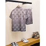 Gucci Shirt&Short Set For Men # 290272, cheap Gucci Shirt Short
