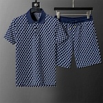 Louis Shirt&Short Set For Men # 290280