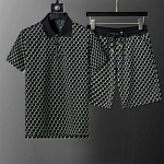Louis Shirt&Short Set For Men # 290281