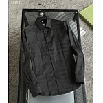 Burberry Long Sleeve Shirts For Men # 290907, cheap Burberry Shirts