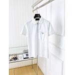 Prada Short Sleeve Polo Shirts For Men # 290976