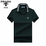Prada Short Sleeve Polo Shirts For Men # 291038