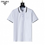 Prada Short Sleeve Polo Shirts For Men # 291175