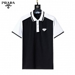 Prada Short Sleeve Polo Shirts For Men # 291178