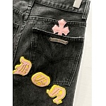 Chrome Hearts Jeans For Men # 291574, cheap Chrome Hearts Jeans