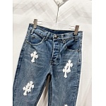 Chrome Hearts Jeans For Men # 291575, cheap Chrome Hearts Jeans