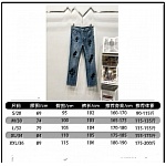 Chrome Hearts Jeans For Men # 291580, cheap Chrome Hearts Jeans