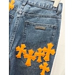 Chrome Hearts Jeans For Men # 291581, cheap Chrome Hearts Jeans