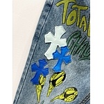 Chrome Hearts Jeans For Men # 291582, cheap Chrome Hearts Jeans