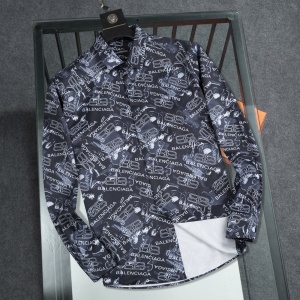 $38.00,Balenciaga Long Sleeve Shirt For Men # 293518