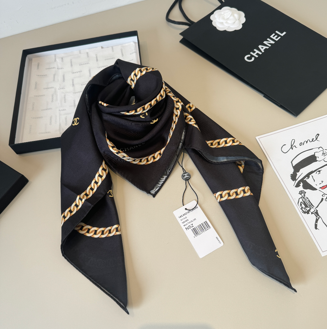 Chanel Scarves Unisex # 292801