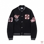 Off White Baseball Jackets For Men # 294334, cheap Off White Jackets