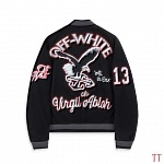 Off White Baseball Jackets For Men # 294334, cheap Off White Jackets