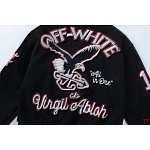 Off White Baseball Jackets For Men # 294334, cheap Off White Jackets
