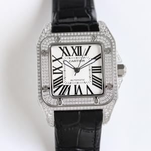 $125.00,Cartier Santos 100 watch # 296123