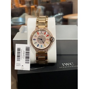 $125.00,Cartier Rainbow Diamond Wrist Watch  # 296129